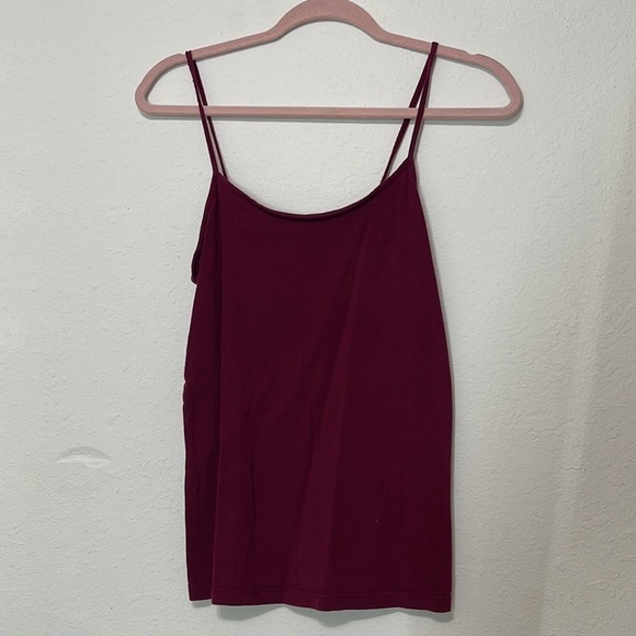 Attention Blouse Size M Burgundy - Picture 5 of 6